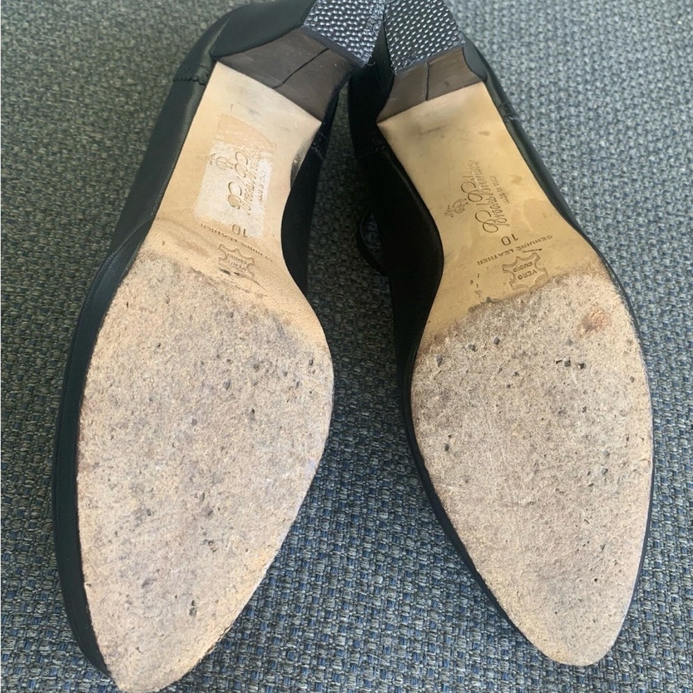 Brooks Brothers Black Leather Heels - Picture 5 of 10